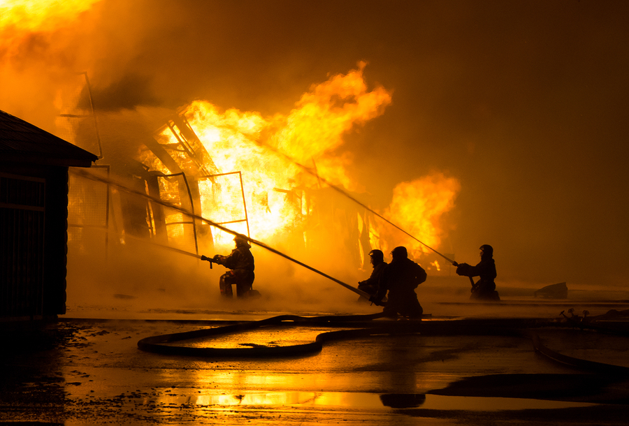 Unter anderem kann die Gebäudeversicherung bei Brandschaden in Kraft treten.